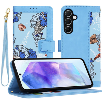 Case for Samsung Galaxy A55 5G A556, Techsuit, FlipCraft, Blue