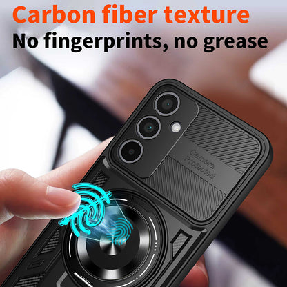 Pouzdro pro Samsung Galaxy A55 5G A556, Techsuit, RuggedCam, Černé