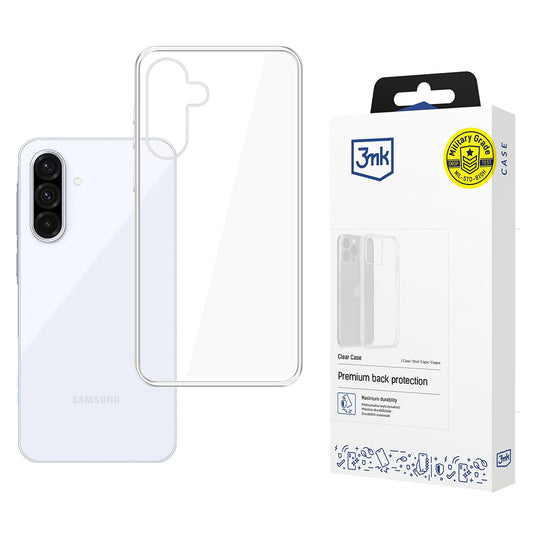 Pouzdro pro Samsung Galaxy A56 A566 / A36 A366, 3MK, Clear, Průhledné