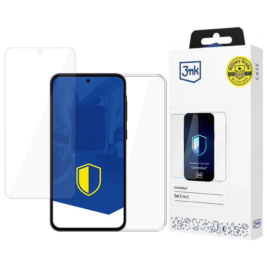 Pouzdro pro Samsung Galaxy A56 A566 / A36 A366, 3MK, ComfortDuo, Průhledné