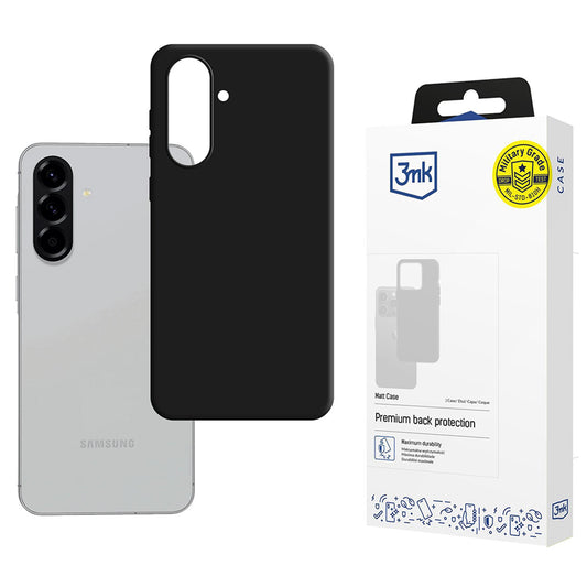 Pouzdro pro Samsung Galaxy A56 A566 / A36 A366, 3MK, Černá matná