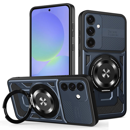 Pouzdro pro Samsung Galaxy A56 A566 / A36 A366, Techsuit, RuggedCam, Modré