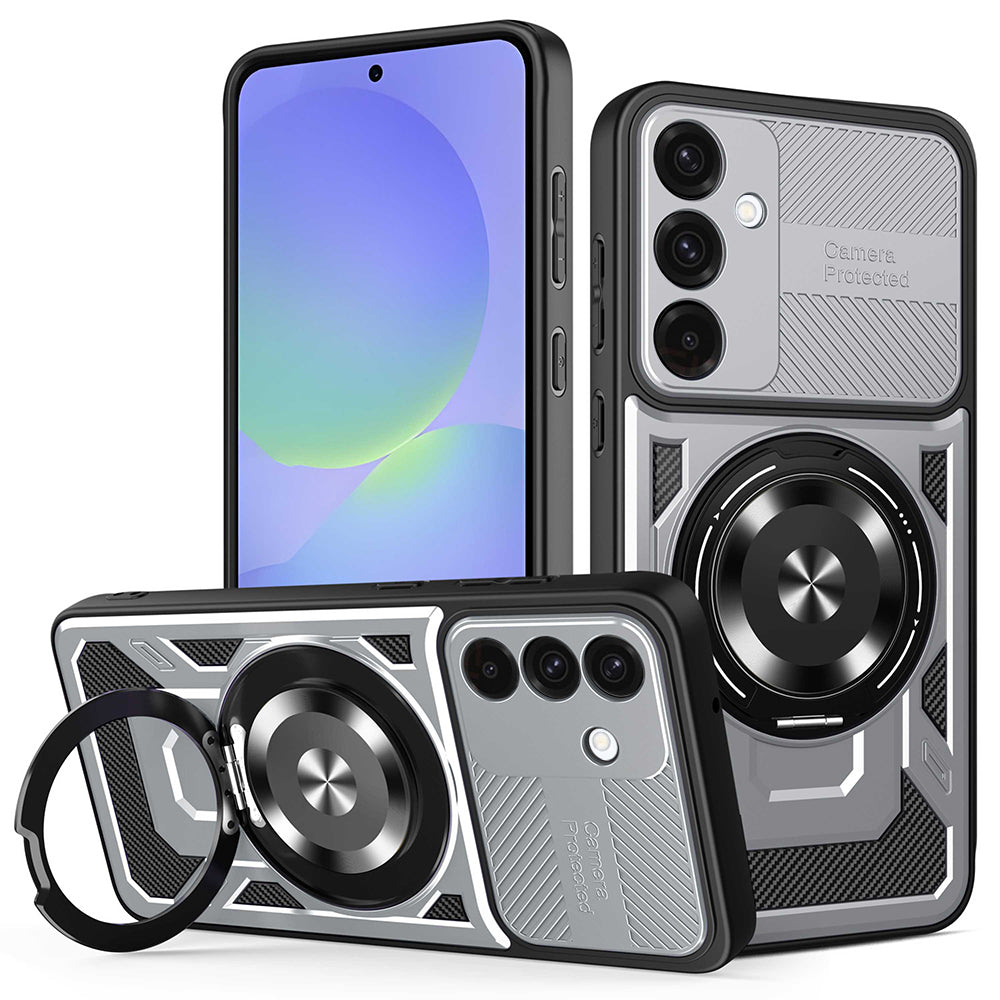 Pouzdro pro Samsung Galaxy A56 A566 / A36 A366, Techsuit, RuggedCam, Šedé