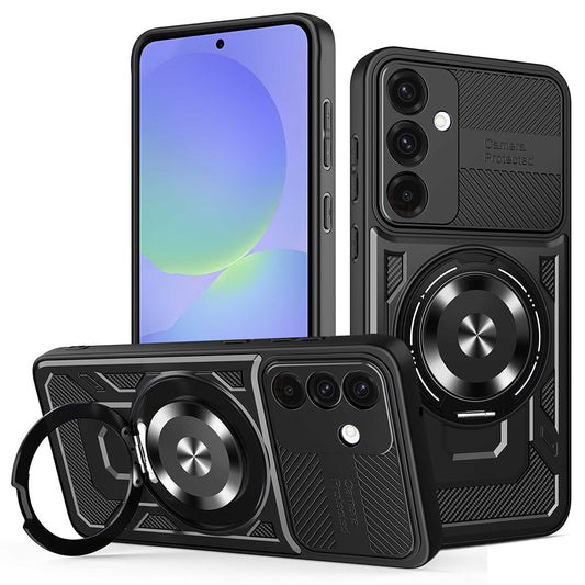Pouzdro pro Samsung Galaxy A56 A566 / A36 A366, Techsuit, RuggedCam, Černé