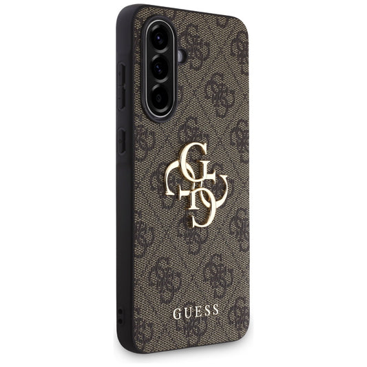 Case for Samsung Galaxy A56 A566, Guess, 4G Big Logo, Brown