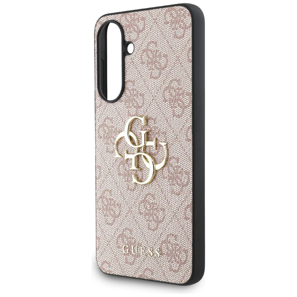 Pouzdro pro Samsung Galaxy A56 A566, Guess, 4G Big Logo, Růžové