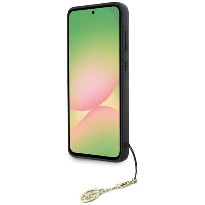 Pouzdro pro Samsung Galaxy A56 A566, Guess, 4G Charm, hnědá