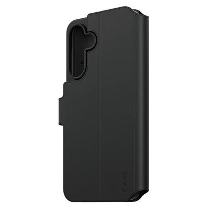 Pouzdro pro Samsung Galaxy A56 A566, PanzerGlass, Care Feature Kickstand Wallet, Černá