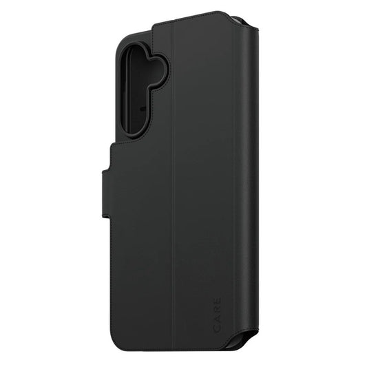 Pouzdro pro Samsung Galaxy A56 A566, PanzerGlass, Care Feature Kickstand Wallet, Černá