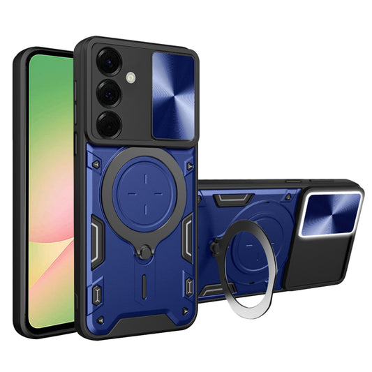 Pouzdro pro Samsung Galaxy A56 A566, Techsuit, CamGuard Pro, Modré
