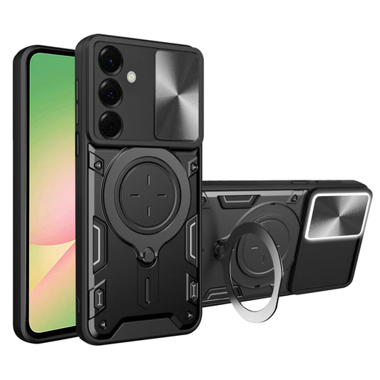 Pouzdro pro Samsung Galaxy A56 A566, Techsuit, CamGuard Pro, Černé
