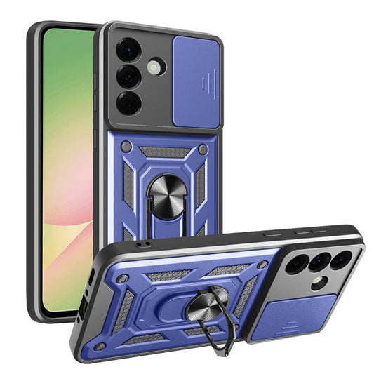 Pouzdro pro Samsung Galaxy A56 A566, Techsuit, CamShield, Modré