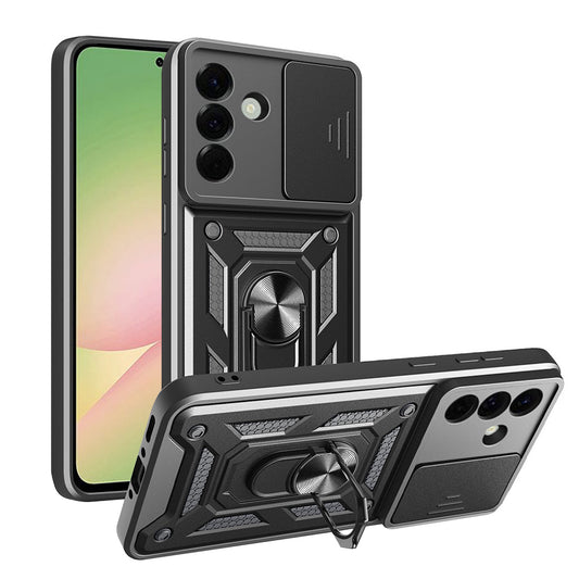 Pouzdro pro Samsung Galaxy A56 A566, Techsuit, CamShield, Černé