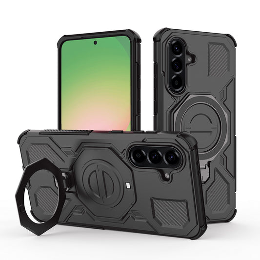 Pouzdro pro Samsung Galaxy A56 A566, Techsuit, Carbon Shield Pro, Černé