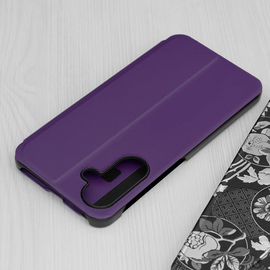 Pouzdro pro Samsung Galaxy A56 A566, Techsuit, eFold, fialové