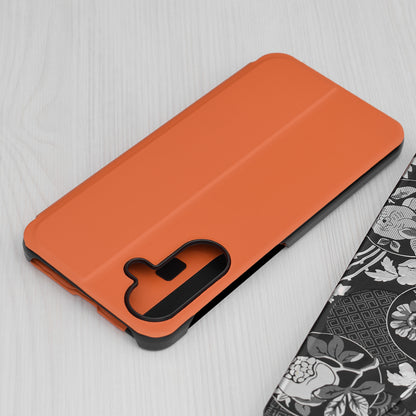Pouzdro pro Samsung Galaxy A56 A566, Techsuit, eFold, Oranžové