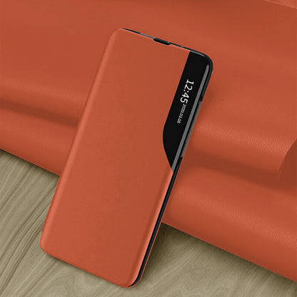 Pouzdro pro Samsung Galaxy A56 A566, Techsuit, eFold, Oranžové