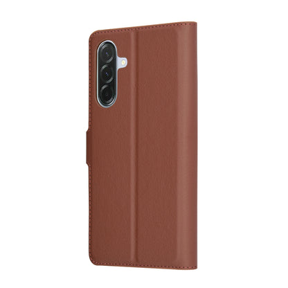 Pouzdro pro Samsung Galaxy A56 A566, Techsuit, kožené folio, hnědé