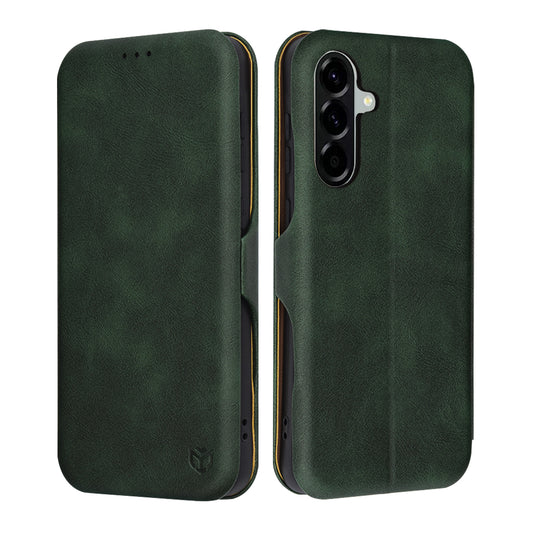 Pouzdro pro Samsung Galaxy A56 A566, Techsuit, Safe Wallet Plus, Zelené