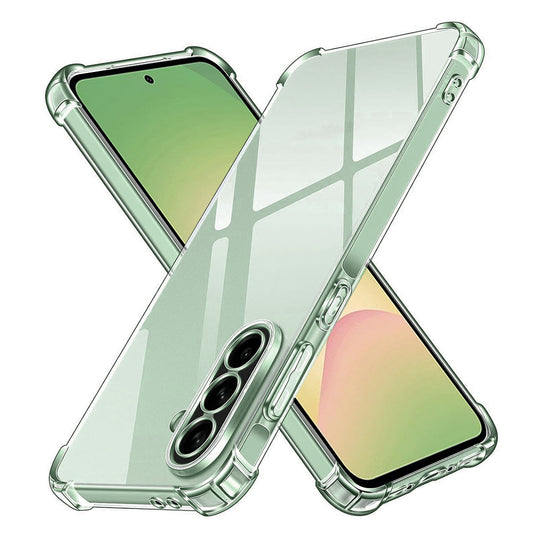 Pouzdro pro Samsung Galaxy A56 A566, Techsuit, Odolné proti nárazům, Průhledné