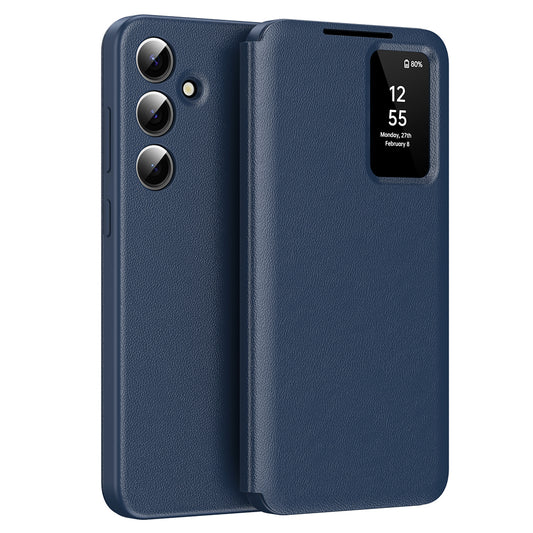 Pouzdro pro Samsung Galaxy A56 A566, Techsuit, SmartView, Modré