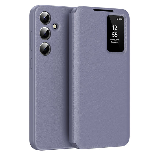 Pouzdro pro Samsung Galaxy A56 A566, Techsuit, SmartView, Fialové