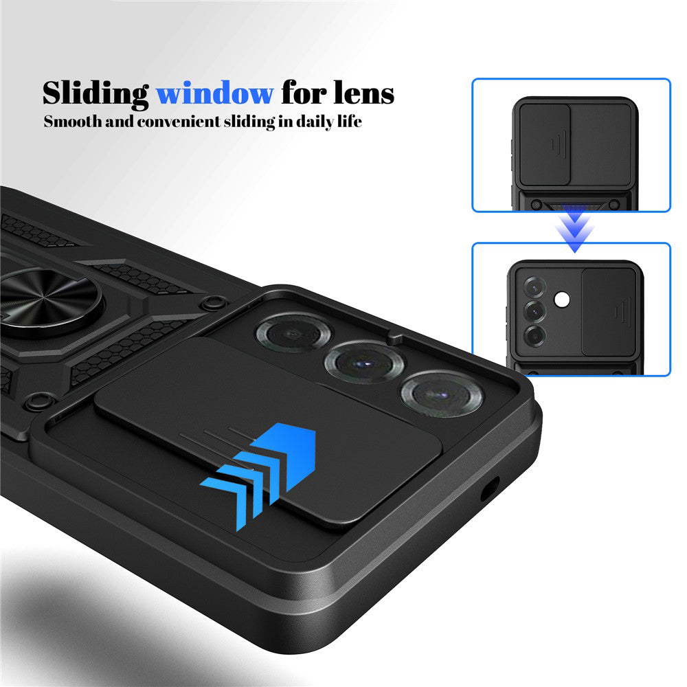 Pouzdro pro Samsung Galaxy A57 5G, Techsuit, CamShield, Modrá