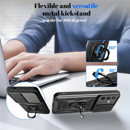 Pouzdro pro Samsung Galaxy A57 5G, Techsuit, CamShield, Zlaté