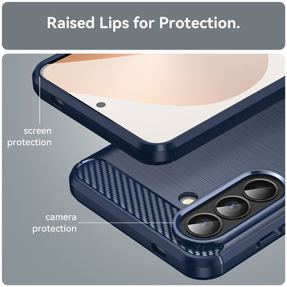 Pouzdro pro Samsung Galaxy A57 5G, Techsuit, Carbon, Modrá