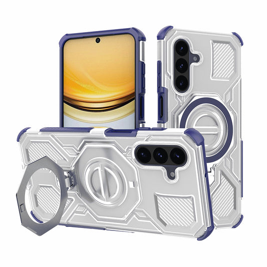 Pouzdro pro Samsung Galaxy A57 5G, Techsuit, Carbon Shield Pro, Modrá