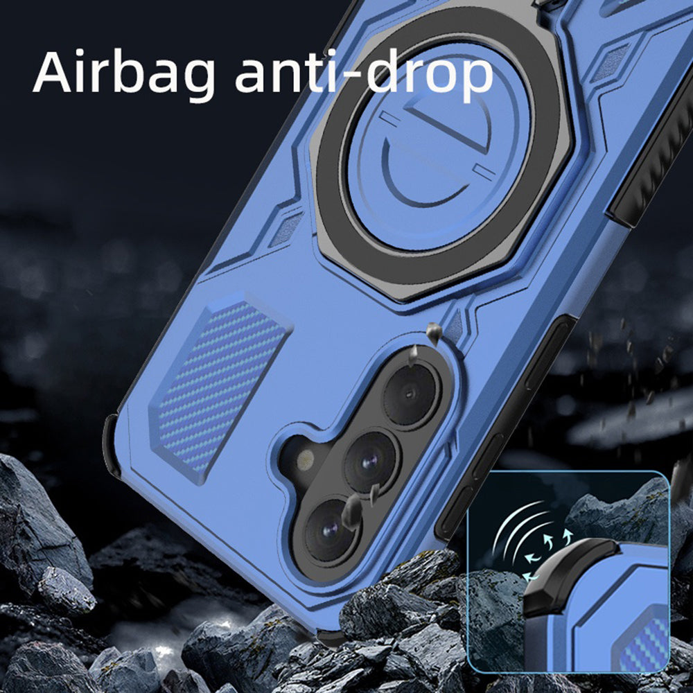 Pouzdro pro Samsung Galaxy A57 5G, Techsuit, Carbon Shield Pro, Černá