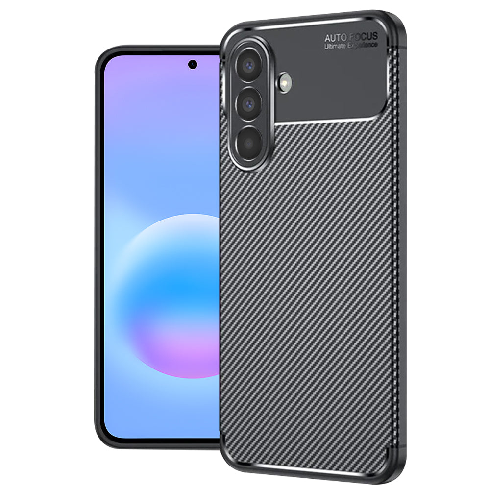 Pouzdro pro Samsung Galaxy A57 5G, Techsuit, CarbonFiber, Černá