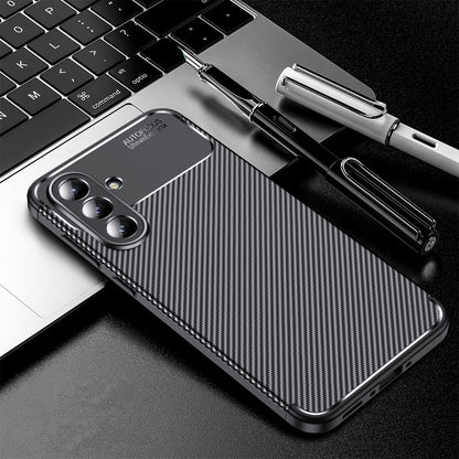 Pouzdro pro Samsung Galaxy A57 5G, Techsuit, CarbonFiber, Černá