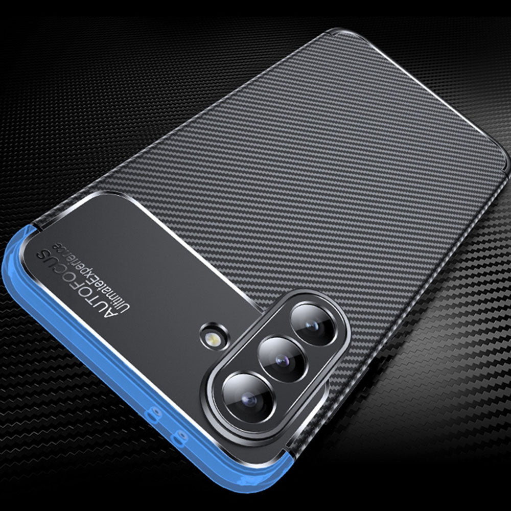 Pouzdro pro Samsung Galaxy A57 5G, Techsuit, CarbonFiber, Černá