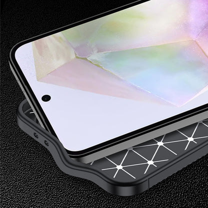Pouzdro pro Samsung Galaxy A57 5G, Techsuit, CarbonFiber, Černá