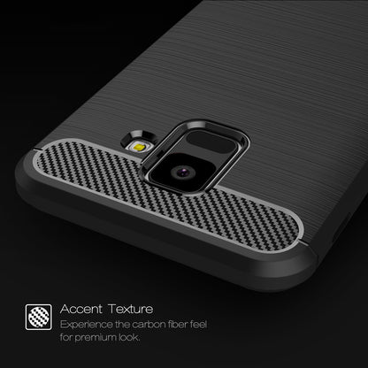 Pouzdro pro Samsung Galaxy A6 (2018) A600, Techsuit, Carbon, Černé