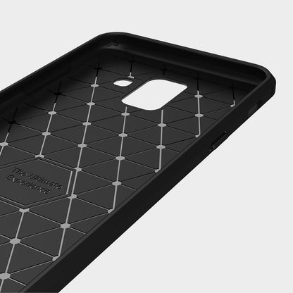 Pouzdro pro Samsung Galaxy A6 (2018) A600, Techsuit, Carbon, Černé