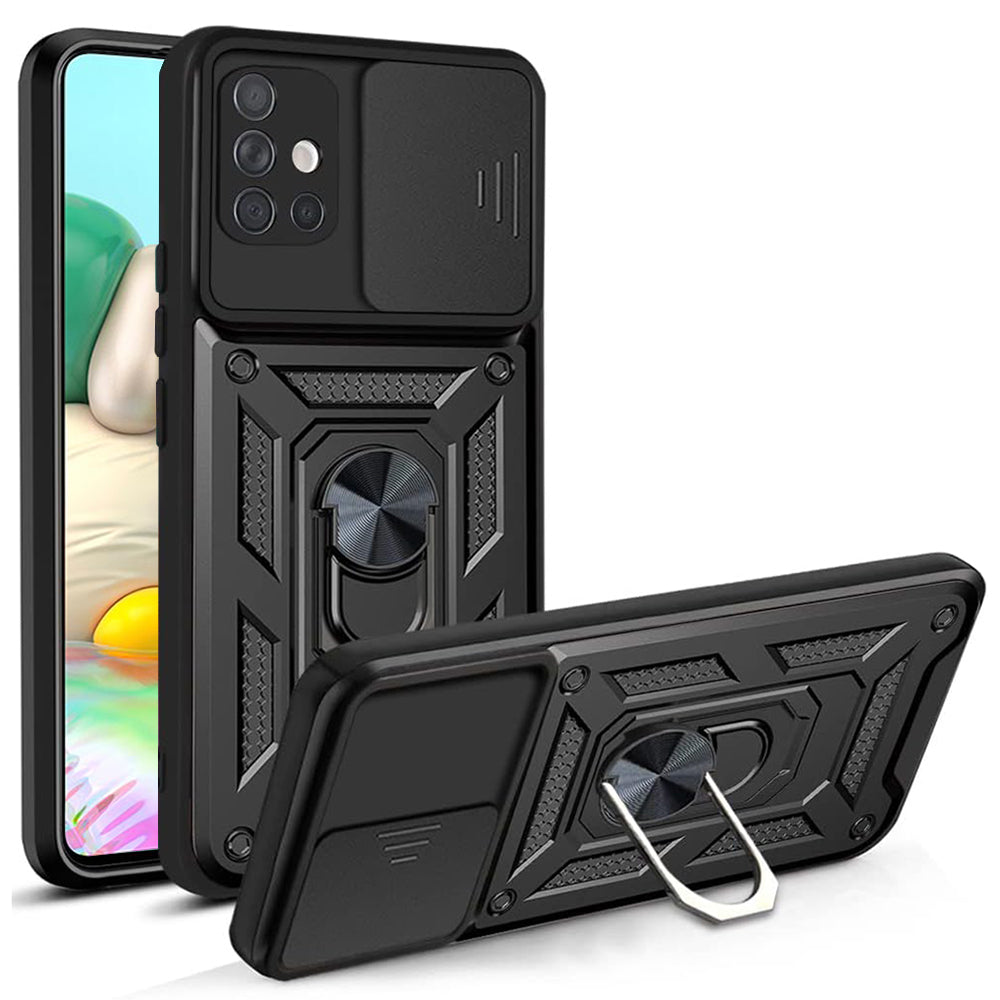 Pouzdro pro Samsung Galaxy A71 A715, Techsuit, CamShield, Černé