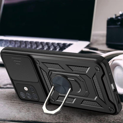 Pouzdro pro Samsung Galaxy A71 A715, Techsuit, CamShield, Černé