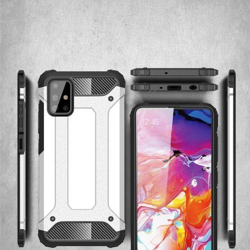 Pouzdro pro Samsung Galaxy A71 A715, Techsuit, Hybrid Armor, Černé