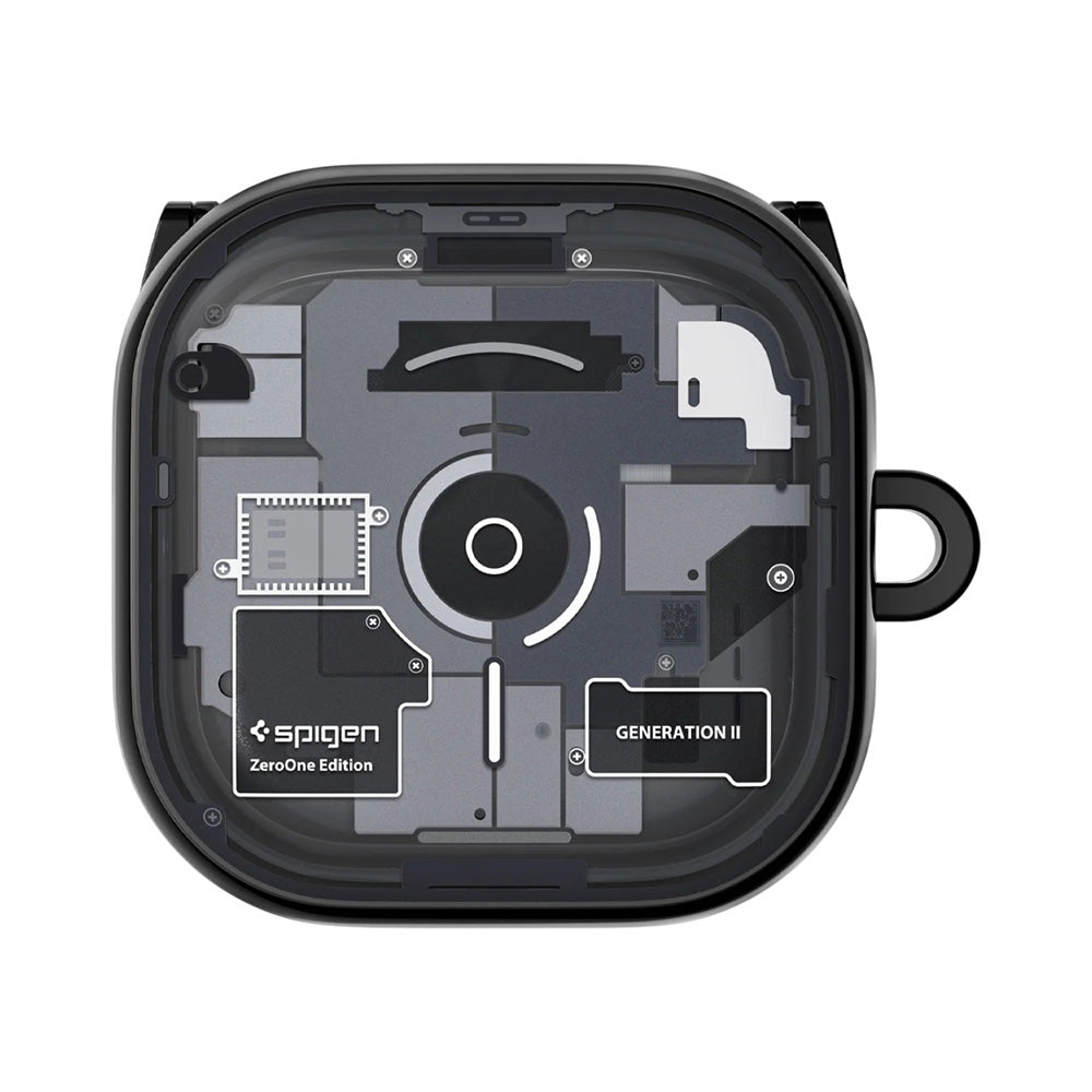 Pouzdro pro Samsung Galaxy Buds4 / Buds4 Pro, Spigen, Ultra Hybrid, Černá ACS11201
