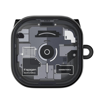 Pouzdro pro Samsung Galaxy Buds4 / Buds4 Pro, Spigen, Ultra Hybrid, Černá ACS11201