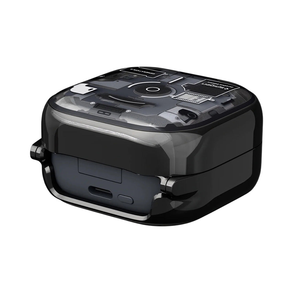Pouzdro pro Samsung Galaxy Buds4 / Buds4 Pro, Spigen, Ultra Hybrid, Černá ACS11201