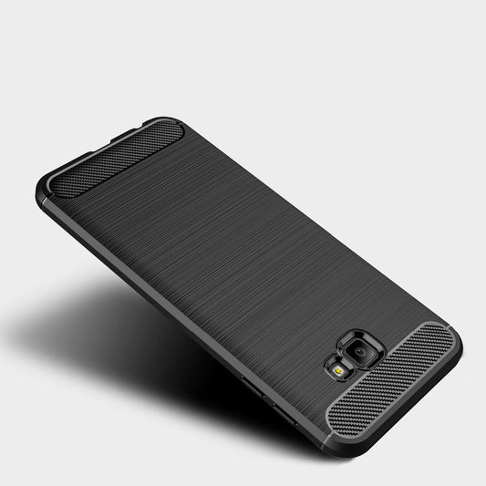 Pouzdro pro Samsung Galaxy J4 Plus (2018) J415, Techsuit, Carbon, Černé