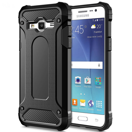 Pouzdro pro Samsung Galaxy J5 J500, Techsuit, Hybrid Armor, černé