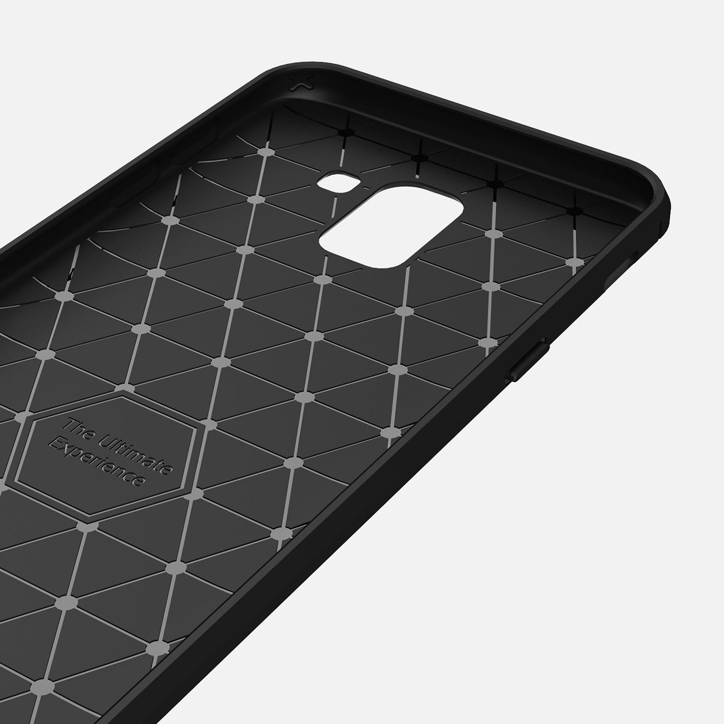 Pouzdro pro Samsung Galaxy J6 J600, Techsuit, Carbon, Černé