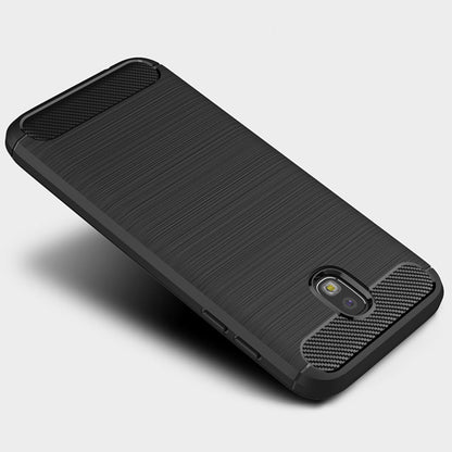 Pouzdro pro Samsung Galaxy J7 (2017) J730, Techsuit, Carbon, Černé