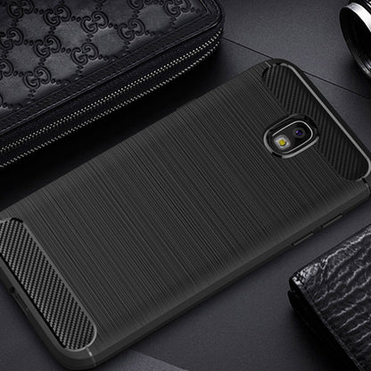 Pouzdro pro Samsung Galaxy J7 (2017) J730, Techsuit, Carbon, Černé
