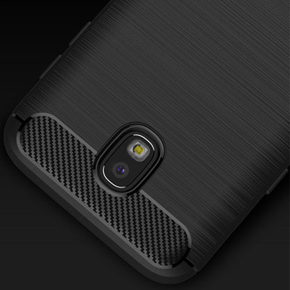 Pouzdro pro Samsung Galaxy J7 (2017) J730, Techsuit, Carbon, Černé