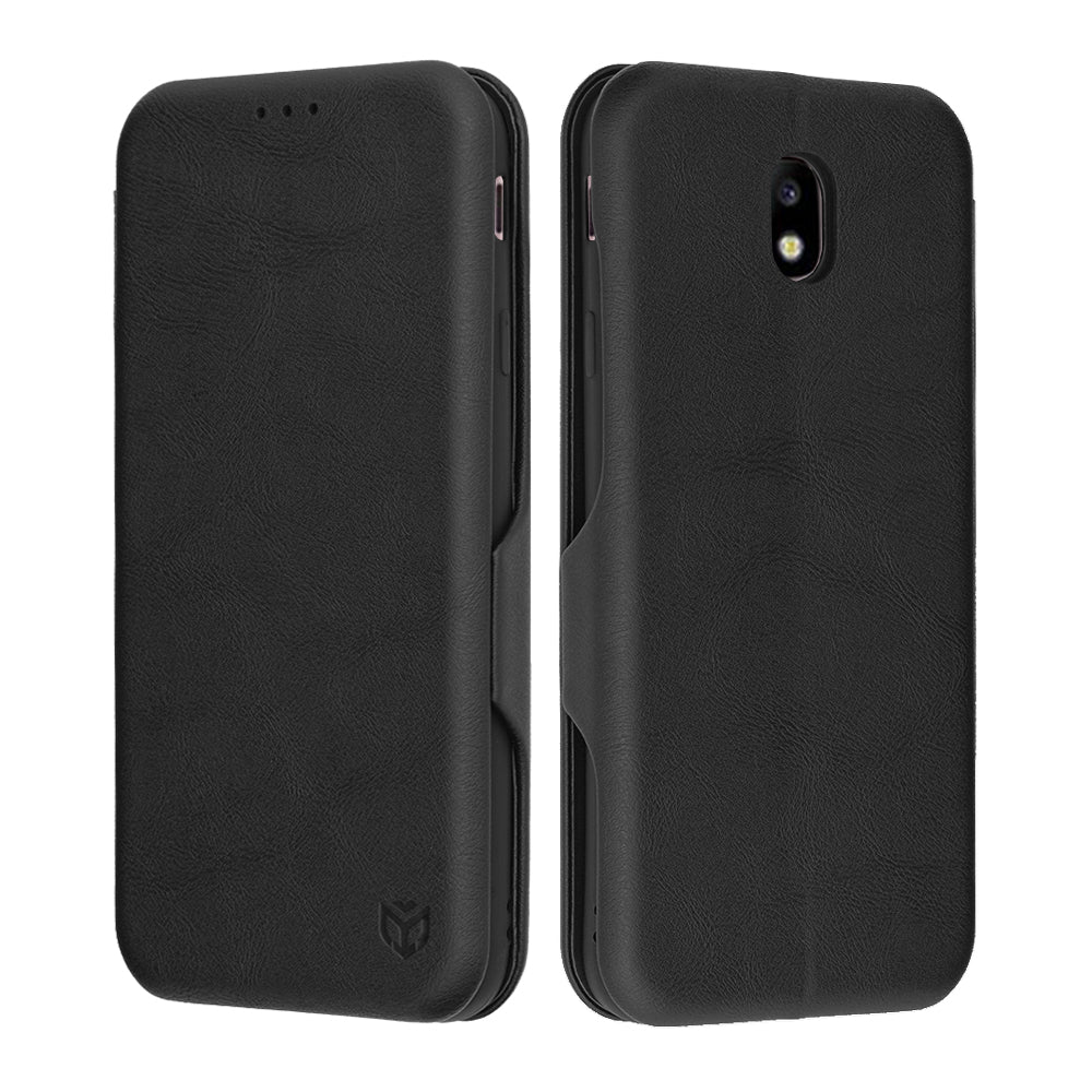 Pouzdro pro Samsung Galaxy J7 (2017) J730, Techsuit, Safe Wallet Plus, Černé